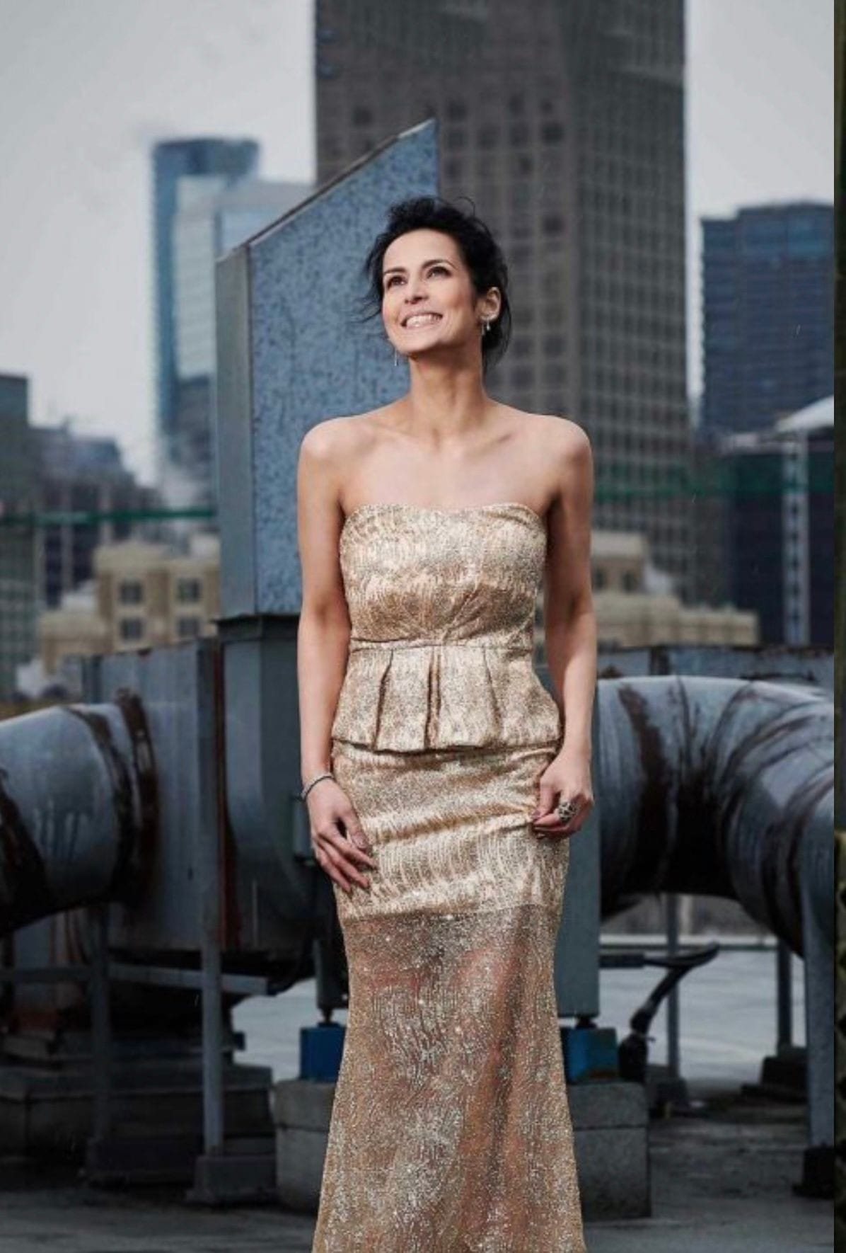 Tulip Joshi Posing for a Photograph